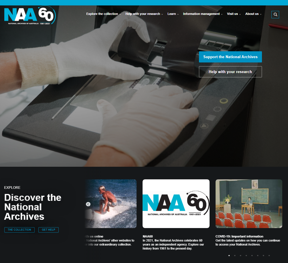 National Archives of Australia (NAA)