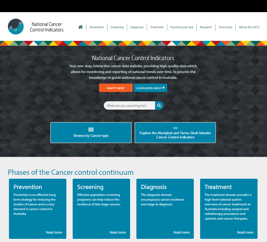 National Cancer Control Indicators