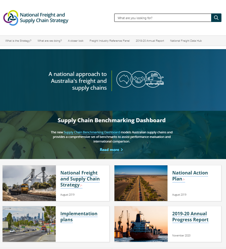 National Freight and Supply Chain Strategy