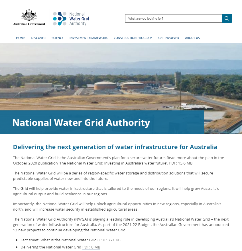 National Water Grid Authority