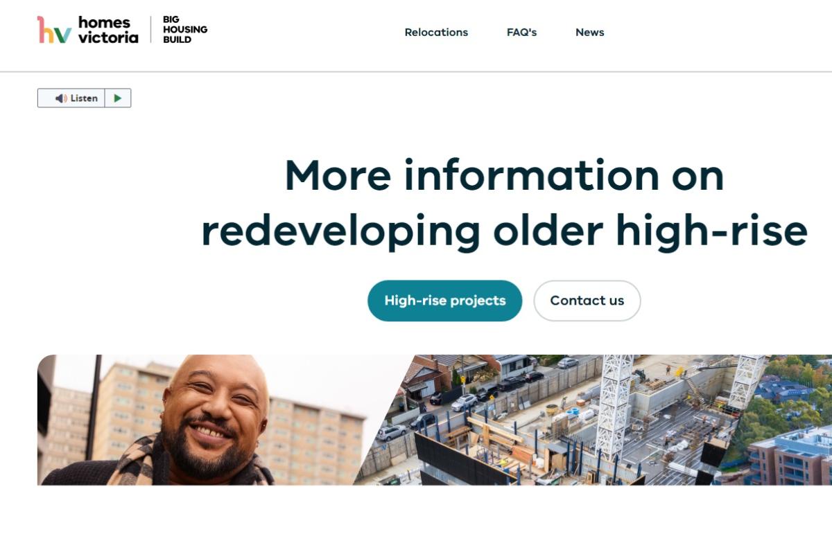 Big Housing Build Homes VIC