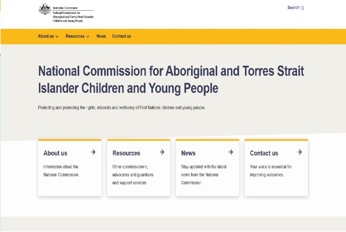 National Commission for Aboriginal and Torres Strait Islander Children and Young People