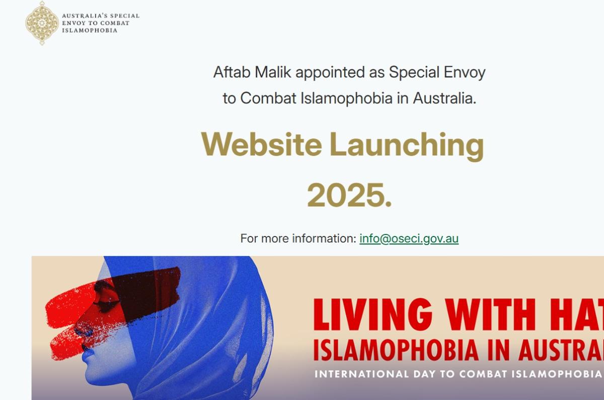 Australia’s Special Envoy to Combat Islamophobia