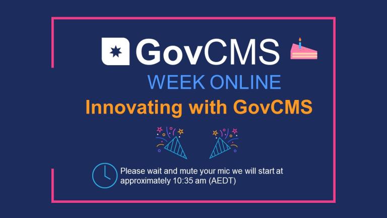 Innovating with GovCMS